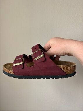 Birkenstock Arizona Soft Footbed, Nubuck Leather, size 36